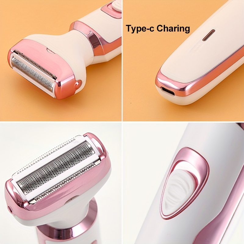 Rasoir Électrique Rechargeable pour Femmes – Kit Complet pour Visage, Nez, Jambes, Aisselles et Bikini – Image 4