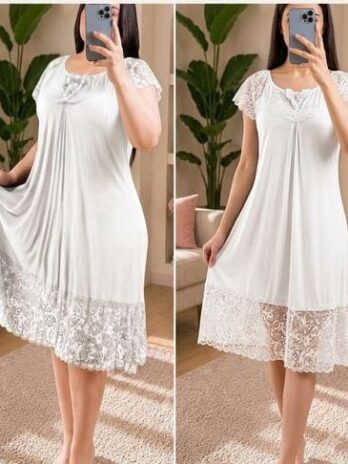 Chemise de nuit femme élégante et douce | Confort et style chez Maghribiya